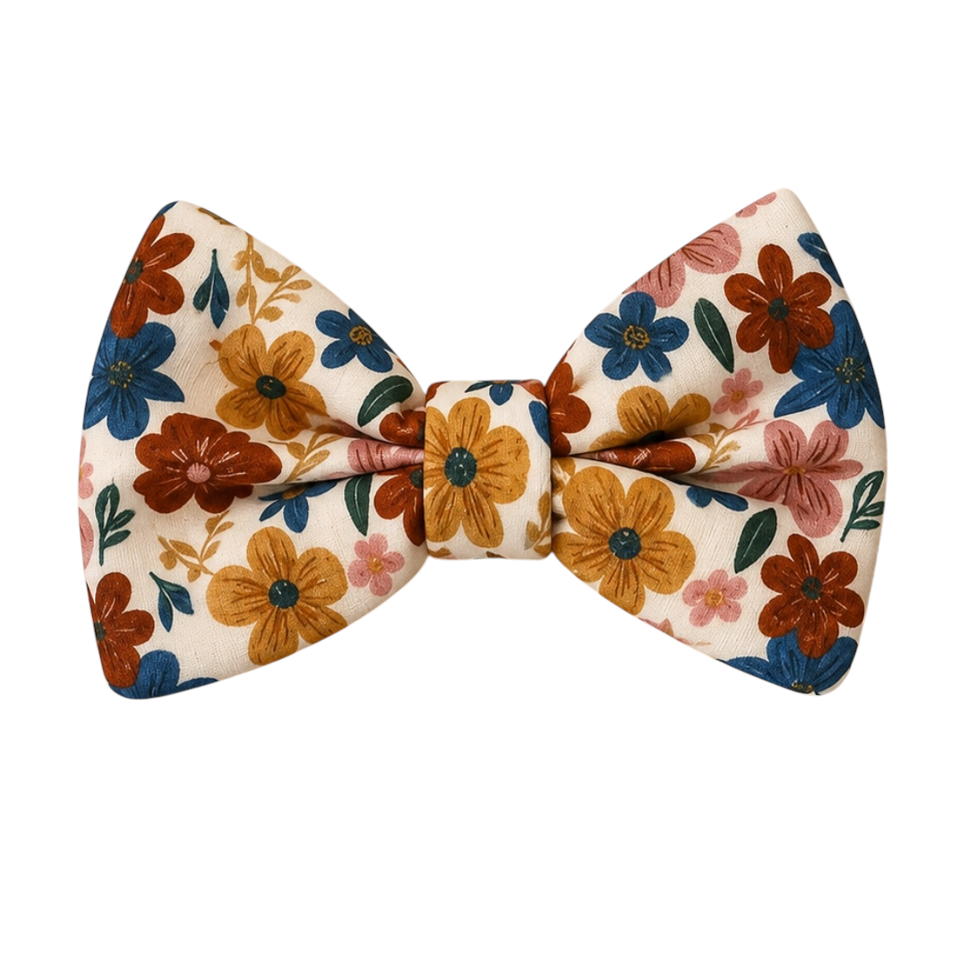 Fall Blooms Bow Tie